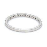 Load image into Gallery viewer, Curvy Half Eternity Platinum Ring with Diamonds JL PT 585

