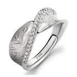 Load image into Gallery viewer, Curvy Platinum Ring with Diamonds by Jewelove JL PT 507
