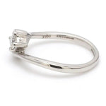 Load image into Gallery viewer, Curvy Platinum Solitaire Ring for Women JL PT 510
