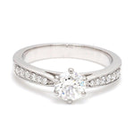 Load image into Gallery viewer, 70-Pointer Platinum Diamond Solitaire Ring JL PT 917
