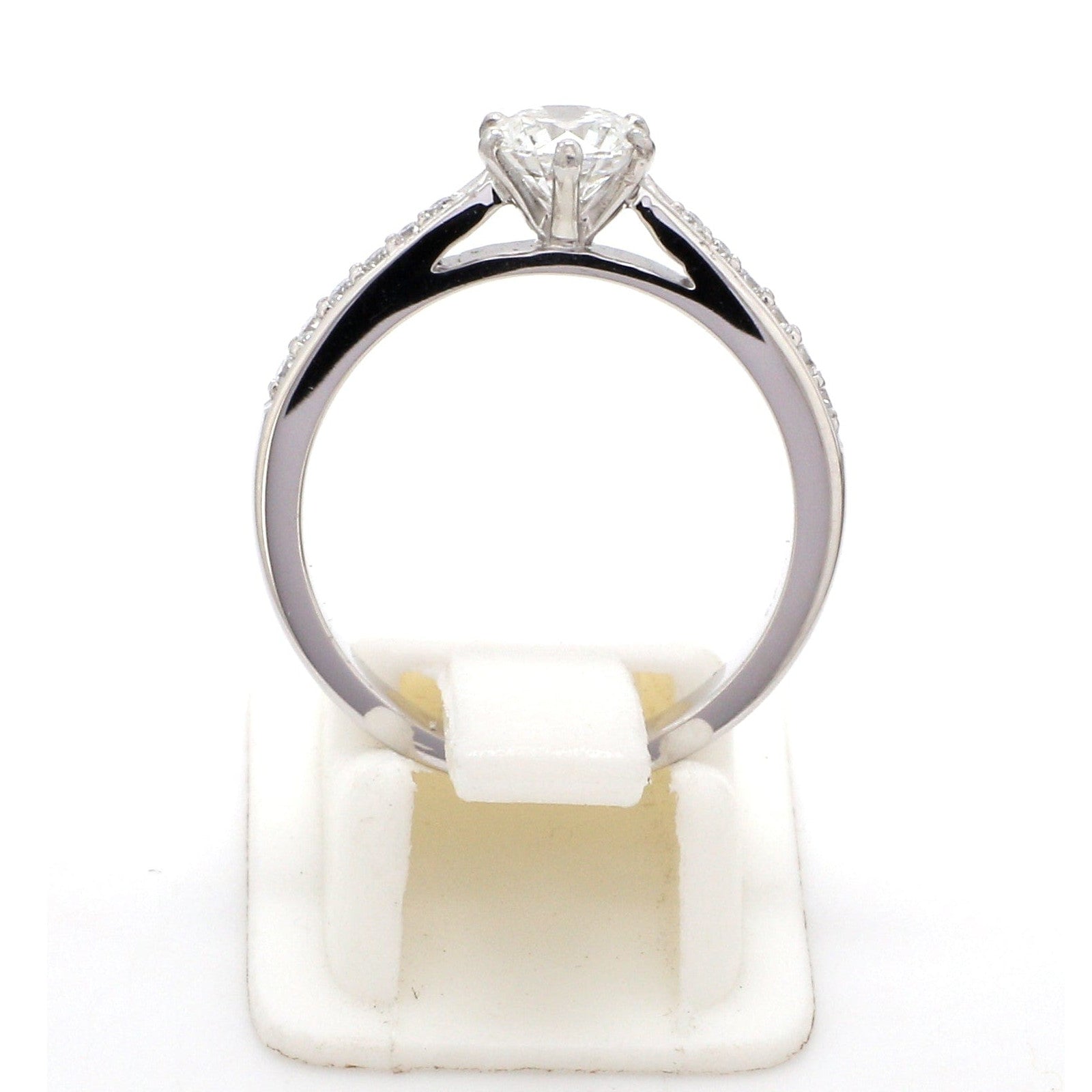 70-Pointer Platinum Diamond Solitaire Ring JL PT 917