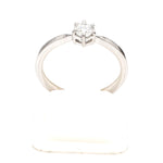 Load image into Gallery viewer, 25 Pointer Basket 6 Prong Solitaire Ring made in Platinum SKU 0012-A
