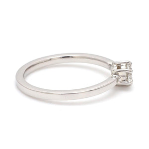 25 Pointer Basket 6 Prong Solitaire Ring made in Platinum SKU 0012-A