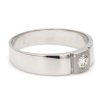 Load image into Gallery viewer, 25-Pointer Single Diamond Platinum Ring for Men SJ PTO 311-Z
