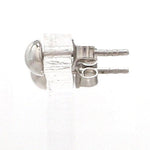 Load image into Gallery viewer, 5mm Platinum Half Ball Earrings Studs JL PT E 187-A
