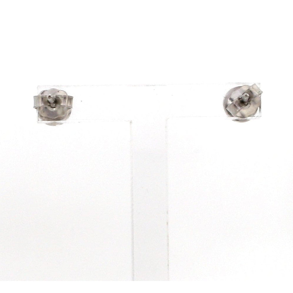 5mm Platinum Half Ball Earrings Studs JL PT E 187-A