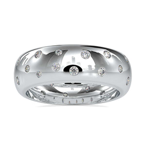 Platinum Ring with Diamonds for Women JL PT 0019