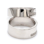 Load image into Gallery viewer, Designer Platinum Love Bands with Diamonds JL PT 162
