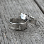 Load image into Gallery viewer, Designer Platinum Love Bands with Diamonds JL PT 162
