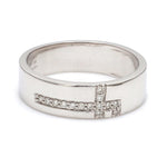 Load image into Gallery viewer, Designer Platinum Love Bands with Diamonds JL PT 162
