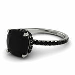 Load image into Gallery viewer, Customised Designer Platinum Ring Black Diamond JL PT 1149
