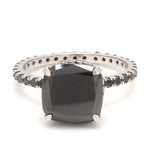 Load image into Gallery viewer, Customised Designer Platinum Ring Black Diamond JL PT 1149
