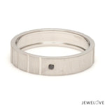 Load image into Gallery viewer, Platinum Men’s Rings with Black Diamond JL PT 953-Black
