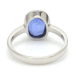 Load image into Gallery viewer, Customised Natural Blue Sapphire Platinum Astrology Ring for Rashi JL PT 1147
