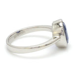 Load image into Gallery viewer, Customised Natural Blue Sapphire Platinum Astrology Ring for Rashi JL PT 1147
