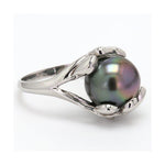 Load image into Gallery viewer, Pearl Ring crafted in Platinum
