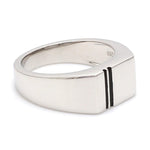 Load image into Gallery viewer, Customised Plain Platinum Ring JL PT 959
