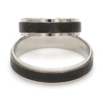 Load image into Gallery viewer, Platinum Band with Black Rhodium JL PT 950
