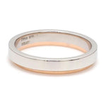 Load image into Gallery viewer, Platinum Love Bands with Rose Gold JL PT 925
