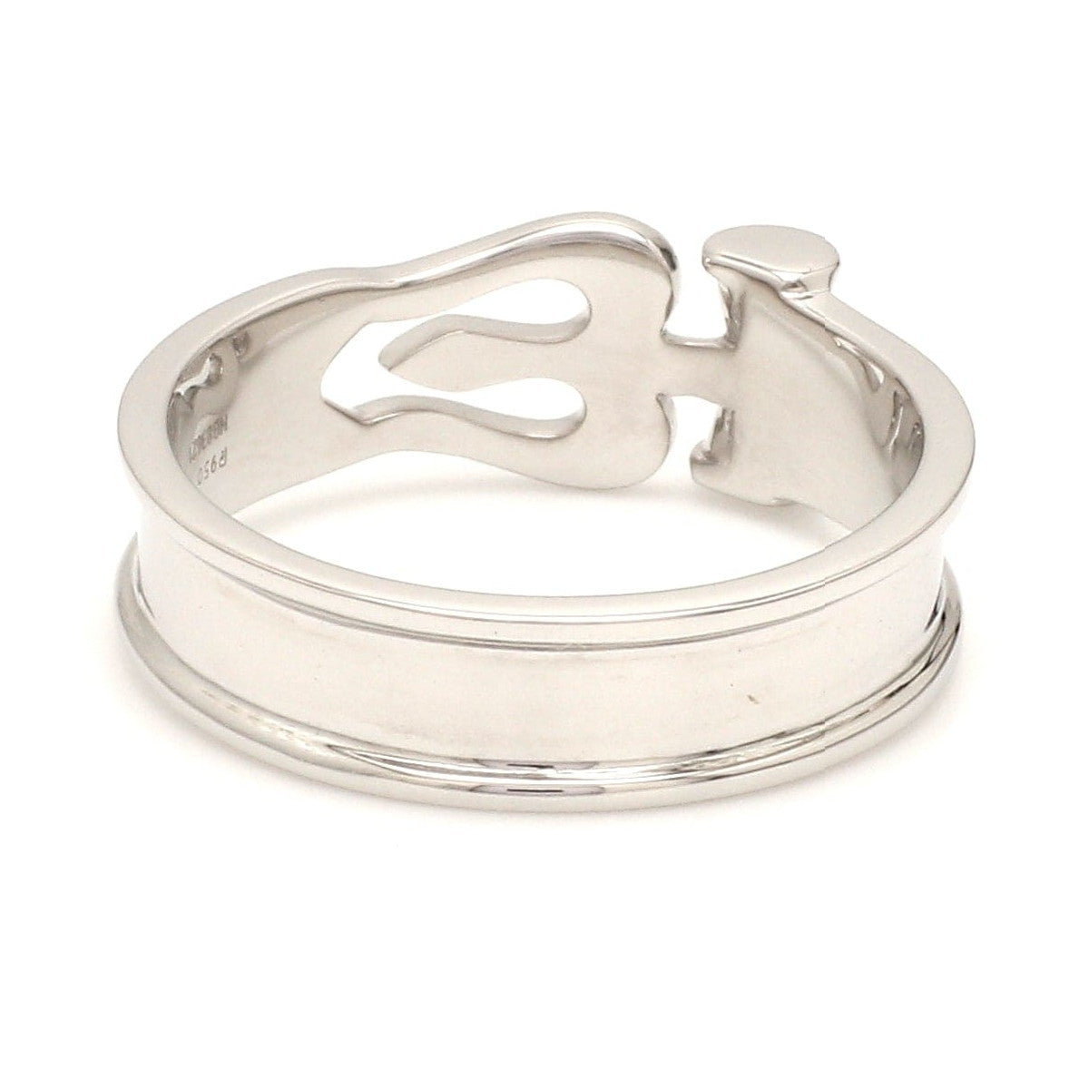 Platinum OM Trishul Ring for Men JL PT 1367