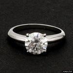 Load image into Gallery viewer, Customised Platinum Ring with Moissanite JL PT 1270
