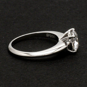 Customised Platinum Ring with Moissanite JL PT 1270