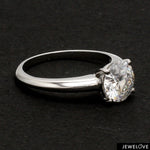 Load image into Gallery viewer, Customised Platinum Ring with Moissanite JL PT 1270
