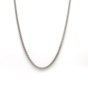 2.25mm PopCorn Platinum Chain JL PT CH 1004   Jewelove.US