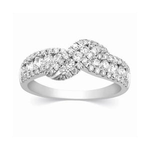 Designer Diamond Knot Ring by Jewelove JL AU 112