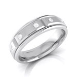 Load image into Gallery viewer, Designer Diamond Platinum Love Bands JL PT R-8021
