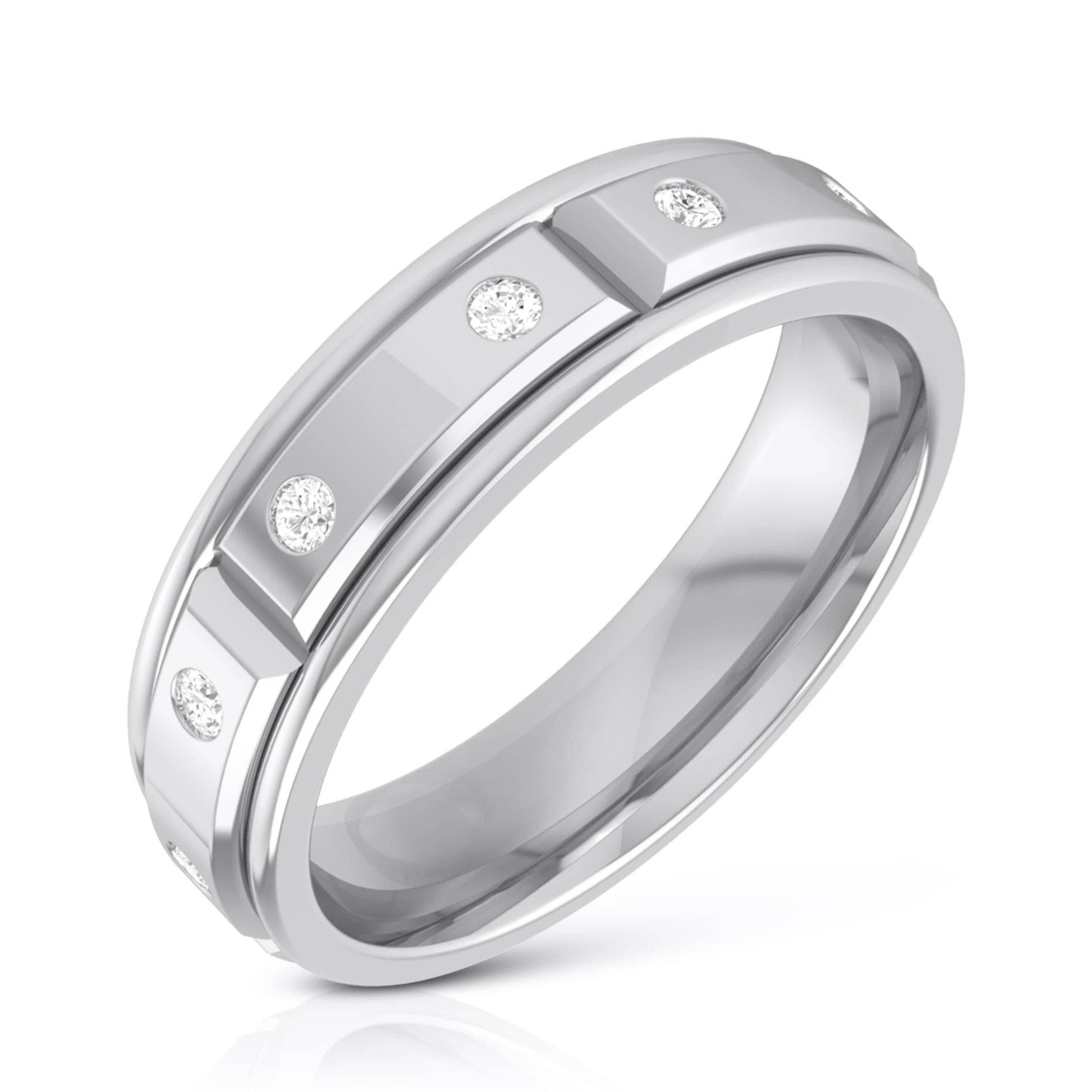 Designer Diamond Platinum Love Bands JL PT R-8021