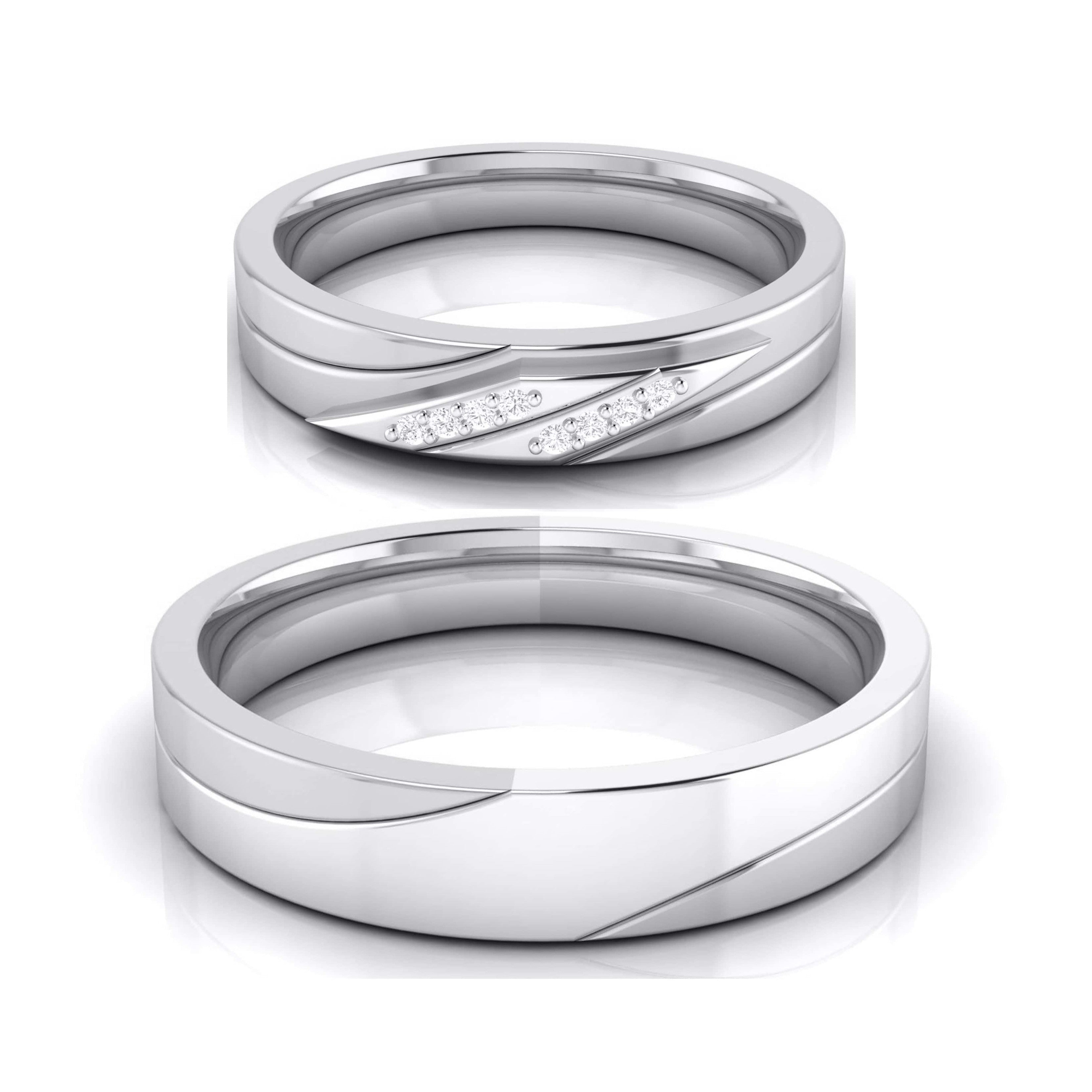 Designer Diamond Platinum Love Bands JL PT R-8026