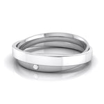 Load image into Gallery viewer, Designer  Diamond Platinum Love Bands JL PT R-8032
