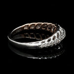 Load image into Gallery viewer, Designer Diamonds Platinum Love Bands with Rose Gold JL PT 1070
