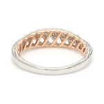 Load image into Gallery viewer, Designer Diamonds Platinum Love Bands with Rose Gold JL PT 1070
