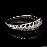 Load image into Gallery viewer, Designer Diamonds Platinum Love Bands with Rose Gold JL PT 1070
