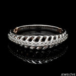 Load image into Gallery viewer, Designer Diamonds Platinum Love Bands with Rose Gold JL PT 1070
