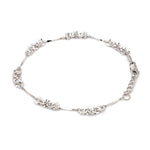 Load image into Gallery viewer, Designer Flowery Japanese Platinum Bracelet for Women JL PTB 662
