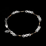 Load image into Gallery viewer, Designer Flowery Japanese Platinum Rose Gold Bracelet for Women JL PTB 662R
