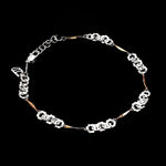 Load image into Gallery viewer, Designer Flowery Japanese Platinum Rose Gold Bracelet for Women JL PTB 662R
