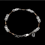 Load image into Gallery viewer, Designer Flowery Japanese Platinum Rose Gold Bracelet for Women JL PTB 662R
