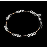 Load image into Gallery viewer, Designer Flowery Japanese Platinum Rose Gold Bracelet for Women JL PTB 662R
