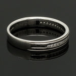 Load image into Gallery viewer, Designer Half Eternity &amp; Plain Platinum Couple Rings JL PT 524
