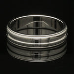 Load image into Gallery viewer, Designer Half Eternity &amp; Plain Platinum Couple Rings JL PT 524
