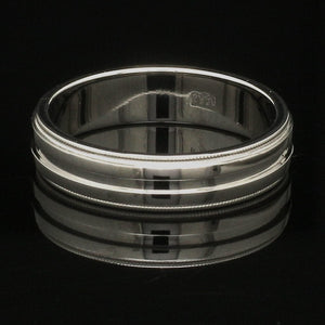 Designer Half Eternity & Plain Platinum Couple Rings JL PT 524