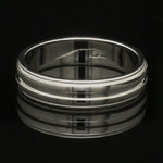 Load image into Gallery viewer, Designer Half Eternity &amp; Plain Platinum Couple Rings JL PT 524
