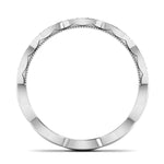 Load image into Gallery viewer, Designer Half Eternity Platinum Ring with Diamonds JL PT 442
