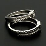 Load image into Gallery viewer, Designer Heart Platinum Love Bands JL PT 922
