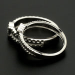 Load image into Gallery viewer, Designer Heart Platinum Love Bands JL PT 922
