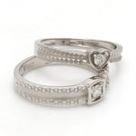 Load image into Gallery viewer, Designer Heart Platinum Love Bands JL PT 922
